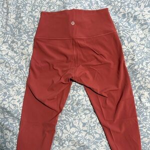 Lululemon Legging, Coral, Size 6